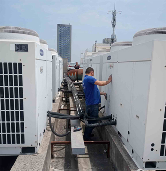 城西中央空调制热和不制冷系统维修方法